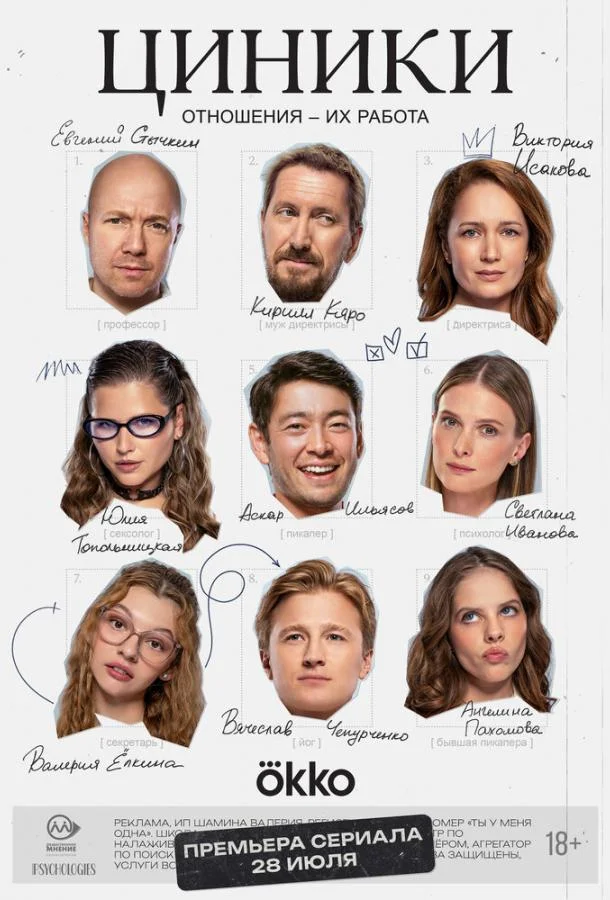 Циники Смотреть сериал 2025 онлайн